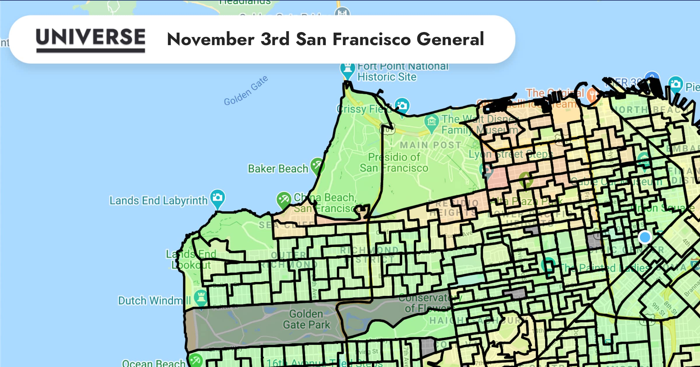 Universe November 3rd 2020 San Francisco General Election